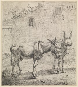 Os dois burros de Karel Dujardin