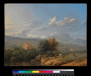 Paisagem italiana, antes de 1678 de Karel Dujardin
