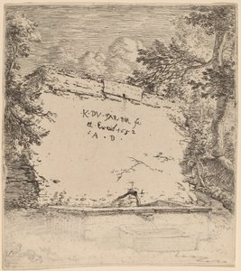 Página de título com fonte de Karel Dujardin