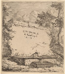 Página de título com fonte de Karel Dujardin