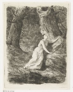 Olwene vagueia na floresta Aeddon (título da série) de Karel Frederik Bombled