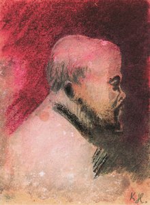 Retrato do poeta Paul Verlaine 1844-1896, 1896