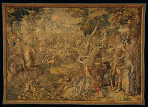 Tapeçaria mitológica de Delft, por Franciscus Spierinckx, início do século XVII