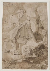Apollo esfola Marsyas de Karel van III Mander