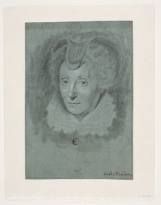 Retrato de uma mulher. Luísa de Coligny.