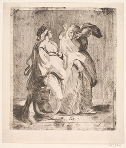 Judite com seu servo de Karel van III Mander