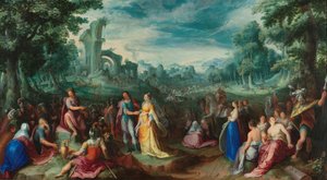 A continência de Cipião A continência de Cipião. No verso: Alegoria sobre a Natureza de Karel van Mander (I)