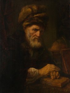 Um velhote com um boné de peles, 165060.