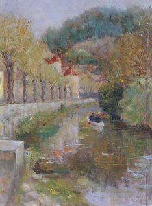 Canal em Noyers, Borgonha, 2002