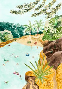 Oásis da Lagoa Tropical de Karen Menzenbach