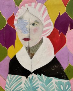 Retrato folclórico vibrante de Karenina Fabrizzi