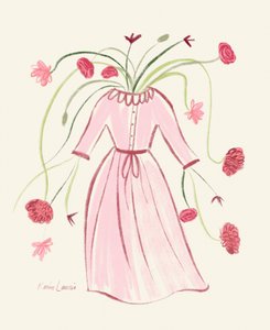 Vestido Rosa Florido