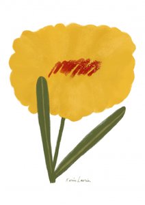 Flor Amarela Simples