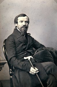 Michail Pogodin, historiador e jornalista russo, década de 1850 de Karl August Bergner