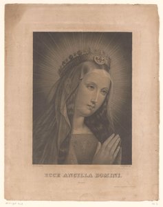 Maria em habitação convidada Domínio Ecce ancilla (título do objeto) de Karl Barth