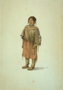 Garota dos Blackfeet de Karl Bodmer