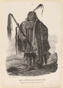 Um índio Monitari de Karl Bodmer