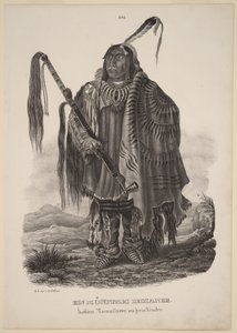 Um índio Monitari de Karl Bodmer