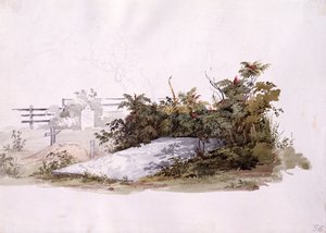 Túmulo das Irmãs em Gnadenhutten de Karl Bodmer