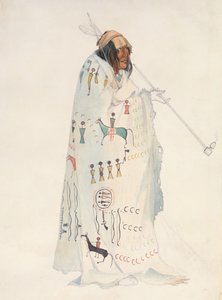 Piegan Blackfeet Man de Karl Bodmer