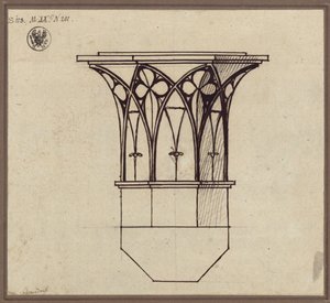 Capitel de coluna octogonal de Karl Friedrich Schinkel
