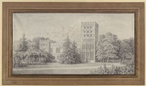 Berlim. Casa dos cavaleiros na Ilha dos Pavões. Vista de Karl Friedrich Schinkel