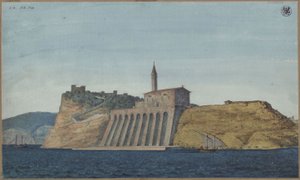 A catedral de Piran, na Ístria de Karl Friedrich Schinkel
