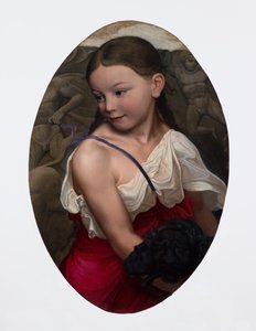 Retrato da filha do artista, Susanne de Karl Friedrich Schinkel