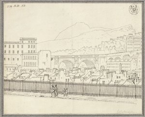 Vista de Edimburgo com ponte de Karl Friedrich Schinkel