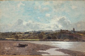 "Paisagem em frente a Newnham em Severn", 1880