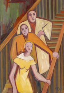 Na escada de Karl Hofer