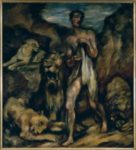 Daniel na cova dos leões de Karl Hofer