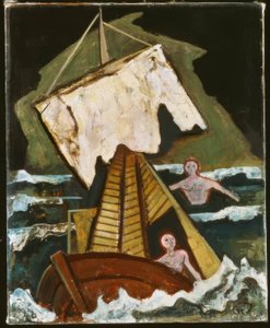 Mar agitado de Karl Hofer