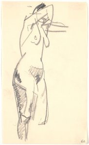 Modelo em pé de Karl Isakson