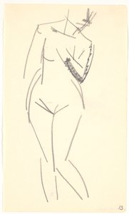 Modelo em pé de Karl Isakson