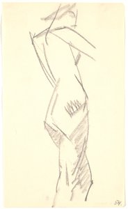 Modelo em pé de Karl Isakson