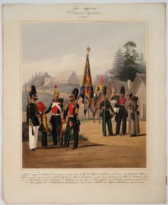 Soldados da 2ª Divisão de Infantaria de Guardas da Guarda Imperial Russa, 1867