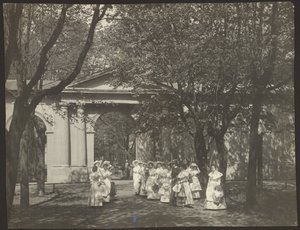 Um parque no Instituto Smolny