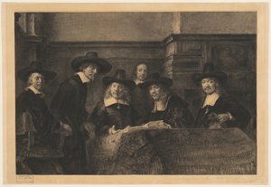 Os Mestres do Aço, depois de Rembrandt de Karl Köpping