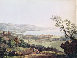 Vista, de, genebra, de, Saconex, em, savoy de Karl Ludwig Hackert