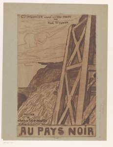 Paisagem de montanha com construção industrial
Página de título para: Lemonnier, Au Pays Noir, [1885] de Karl Meunier