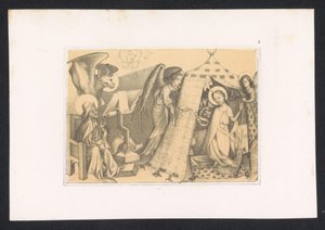 Lucas descreve Maria Desenhos e estudos de um mestre holandês do século XV. Século. Baseado nos originais mantidos na Biblioteca Real de Berlim (título da série)