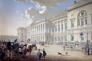 O Palácio Mikhailovsky, São Petersburgo, 1832