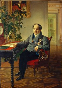 Retrato do príncipe Alexander Nikolayevich Golitsyn 1773-1844, 1840 de Karl Pavlovich Bryullov