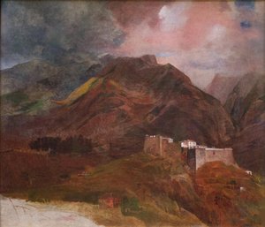O Forte do Pico na ilha da Madeira, 1849-1850 de Karl Pavlovich Bryullov