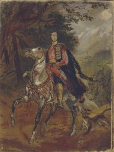 Retrato do conde Anatole Nikolaievich Demidov, 1º príncipe de San Donato 1812-1870, c. 1831 de Karl Pavlovich Bryullov