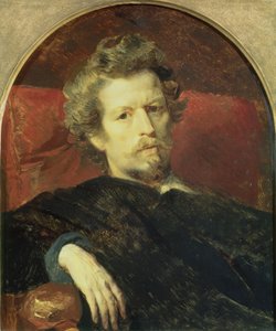 Auto-retrato, 1848 (óleo no papelão)