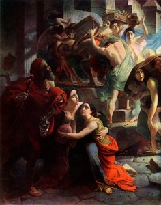 O último dia de Pompéia, 1833, detalhe, 1965. de Karl Pavlovich Bryullov