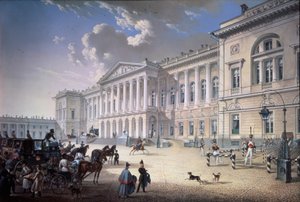 O Palácio do Velho Michael em São Petersburgo, 1832