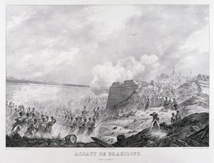 O assalto à fortaleza de Brailov em 15 de junho de 1828, 1829 de Karl Petrovich Beggrov